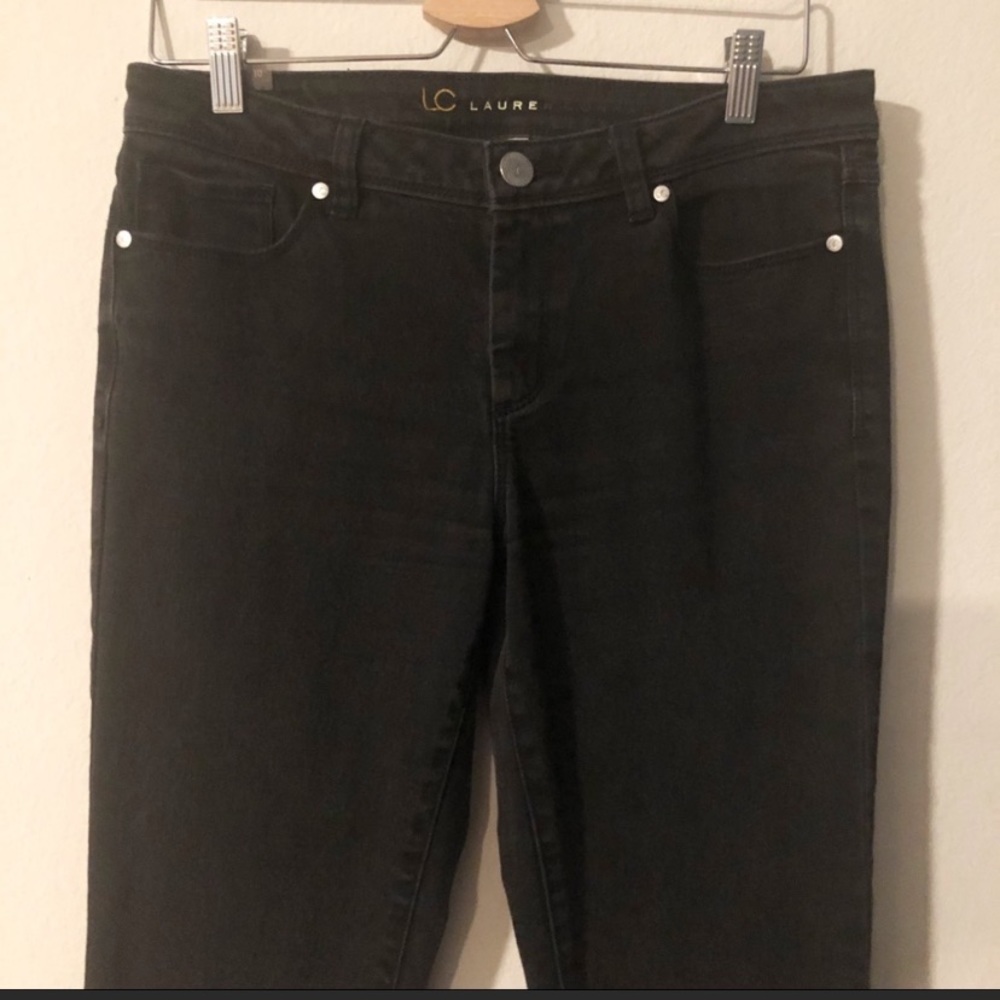 LC Lauren Conrad black skinny jeans - Picture 3 of 4